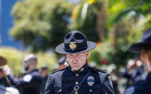 Marine Band San Diego Performs at San Diego Law Enforcement Memorial Ceremony