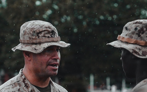 Charlie Company Eagle, Globe, and Anchor Ceremony