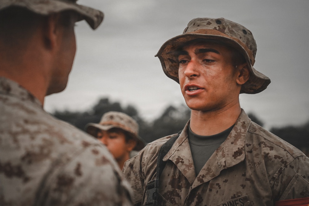 Charlie Company Eagle, Globe, and Anchor Ceremony