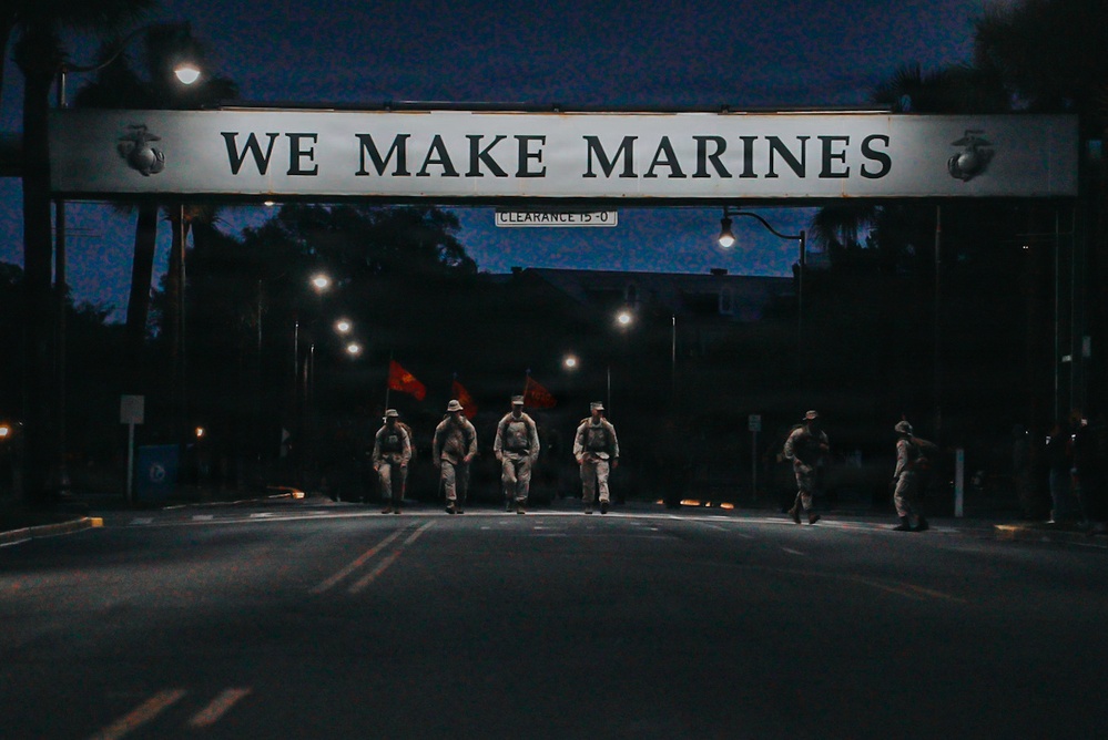 Charlie Company Eagle, Globe, and Anchor Ceremony
