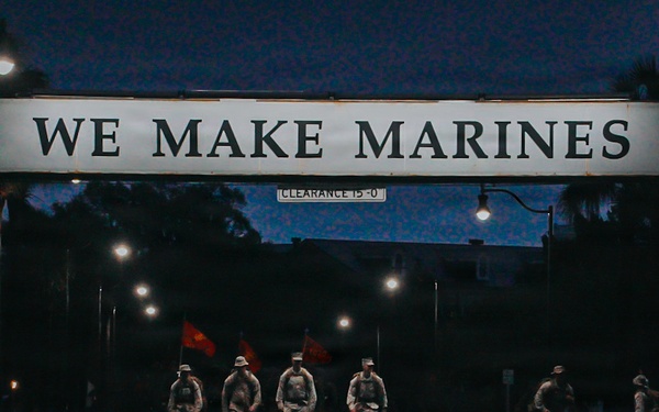 Charlie Company Eagle, Globe, and Anchor Ceremony