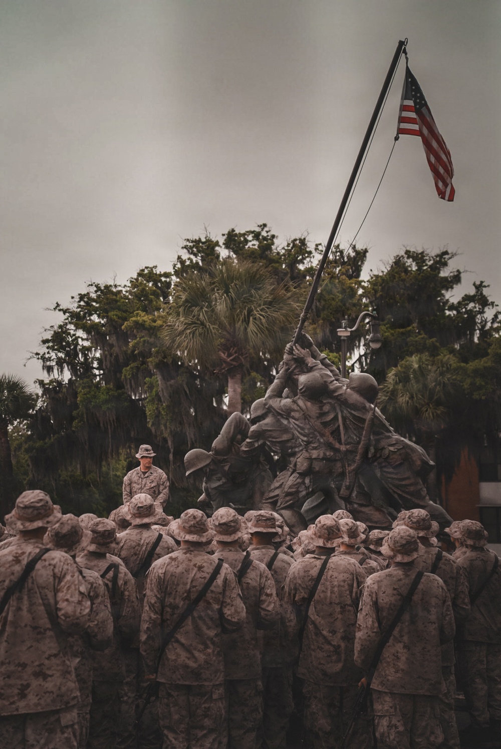 Charlie Company Eagle, Globe, and Anchor Ceremony
