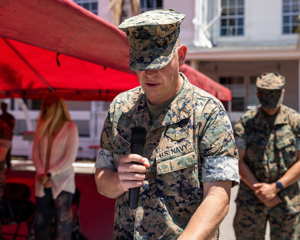 Alpha Company, Headquarters and Support Battalion Change of Command Ceremony
