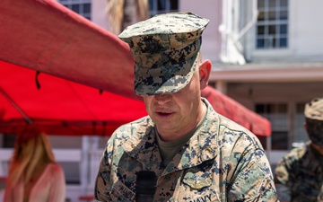 Alpha Company, Headquarters and Support Battalion Change of Command Ceremony