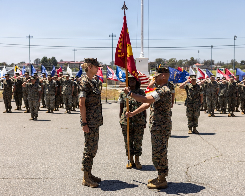 Alpha Company, Headquarters and Support Battalion Change of Command Ceremony