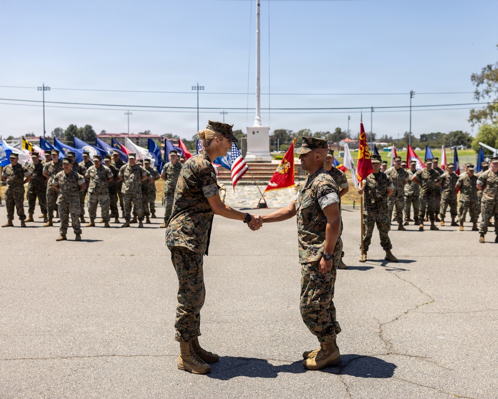 Alpha Company, Headquarters and Support Battalion Change of Command Ceremony
