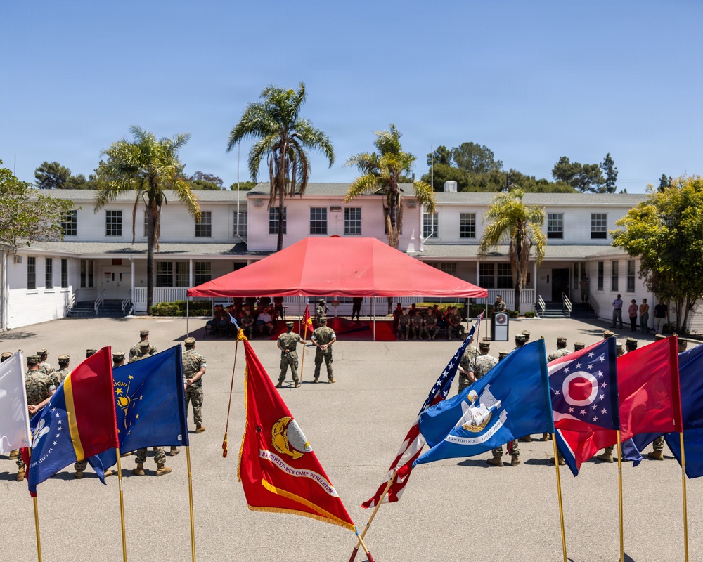 Alpha Company, Headquarters and Support Battalion Change of Command Ceremony