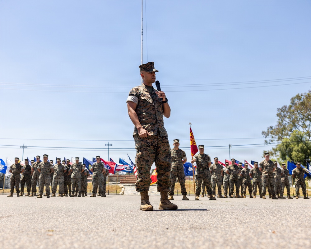 Alpha Company, Headquarters and Support Battalion Change of Command Ceremony