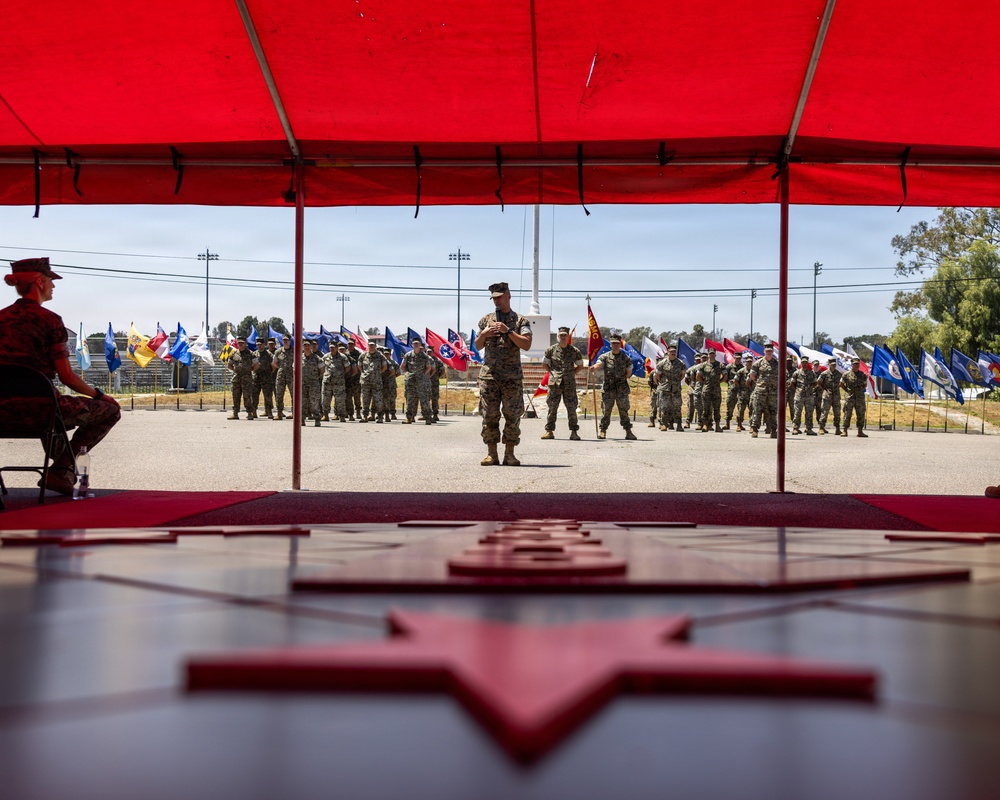 Alpha Company, Headquarters and Support Battalion Change of Command Ceremony
