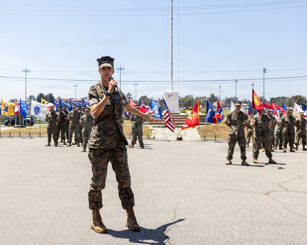 Alpha Company, Headquarters and Support Battalion Change of Command Ceremony
