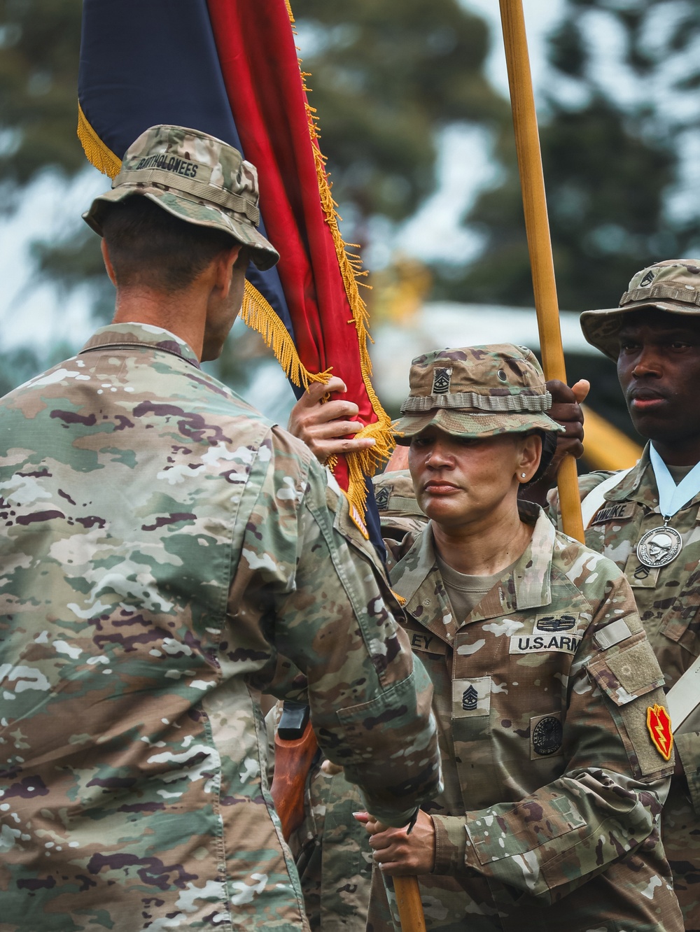 25th Infantry Division Command Sergeant Major Curry Relinquishment of Responsibility Ceremony
