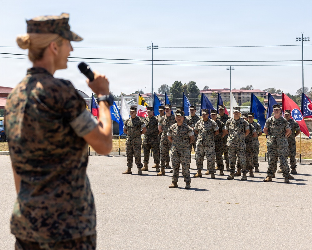 Alpha Company, Headquarters and Support Battalion Change of Command Ceremony