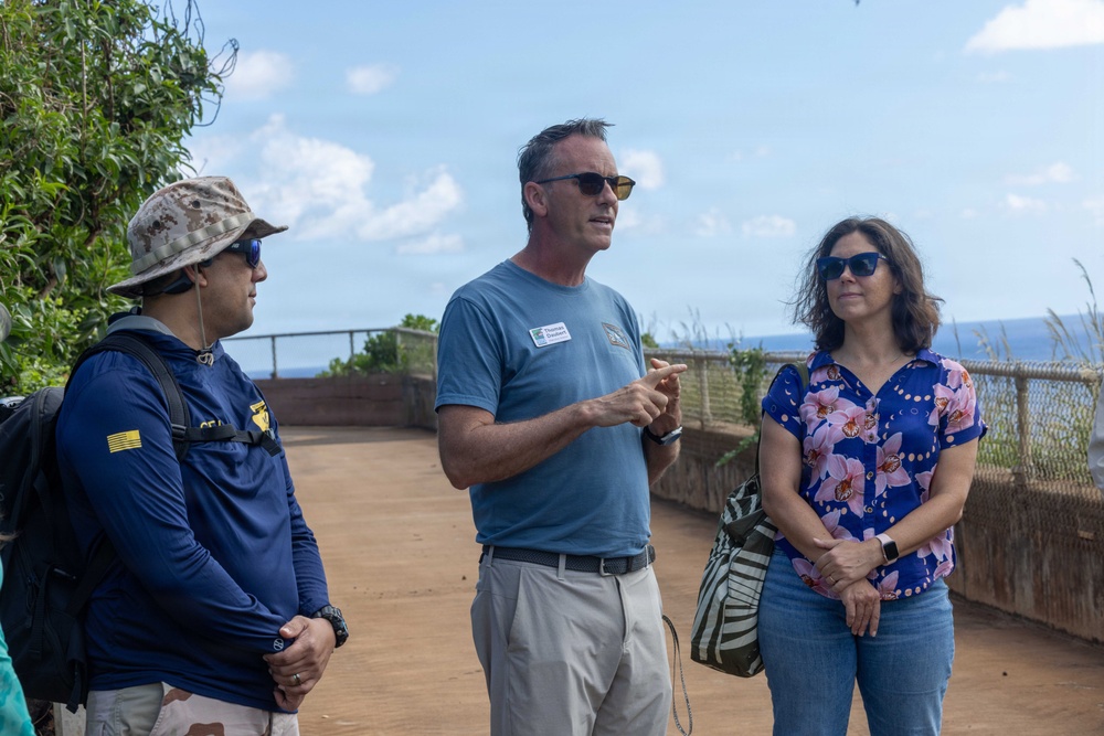 PMRF Leadership Visits Kīlauea Point National Wildlife Refuge