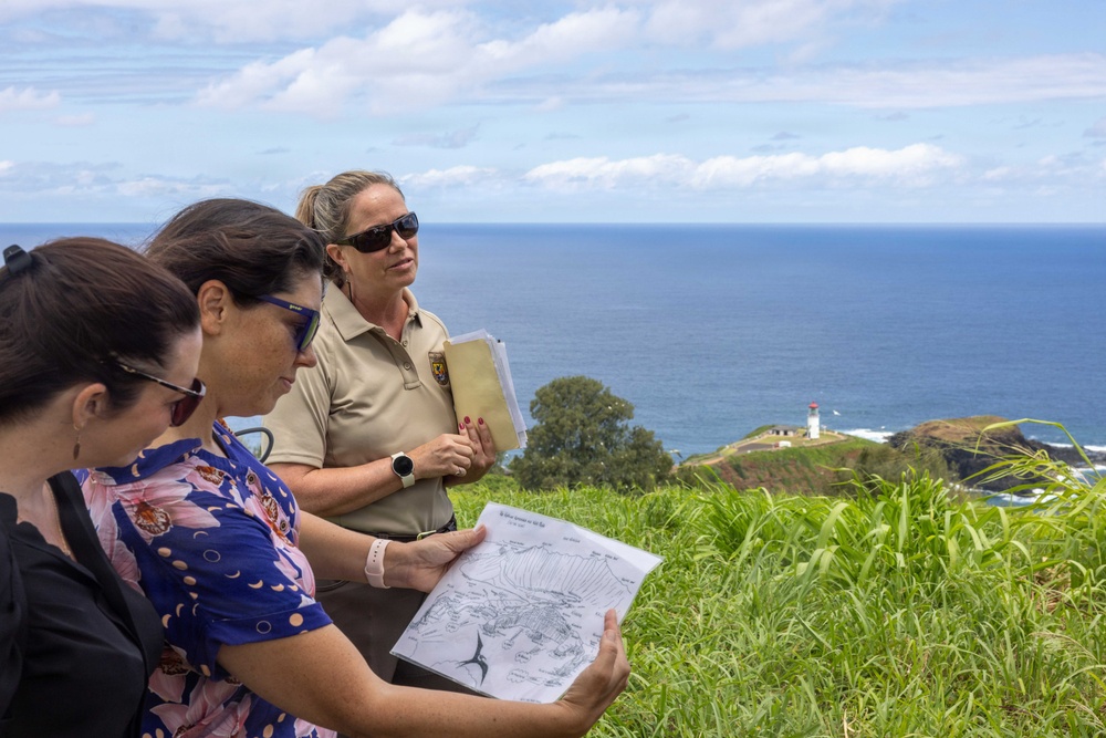PMRF Leadership Visits Kīlauea Point National Wildlife Refuge