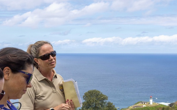 PMRF Leadership Visits Kīlauea Point National Wildlife Refuge