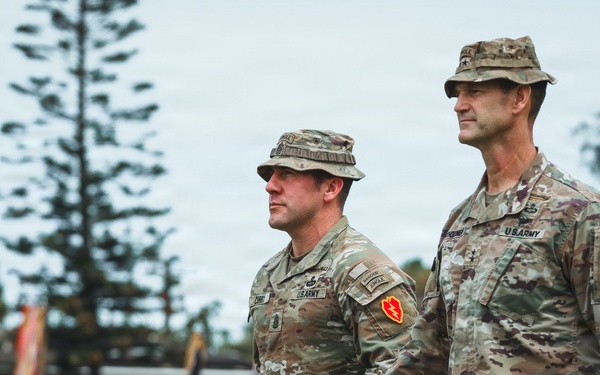 25th Infantry Division Command Sergeant Major Curry Relinquishment of Responsibility Ceremony