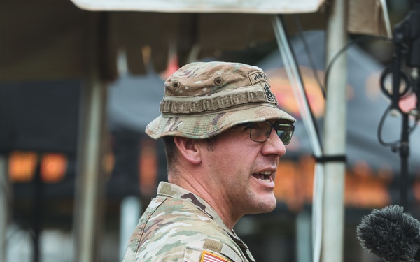 25th Infantry Division Command Sergeant Major Curry Relinquishment of Responsibility Ceremony