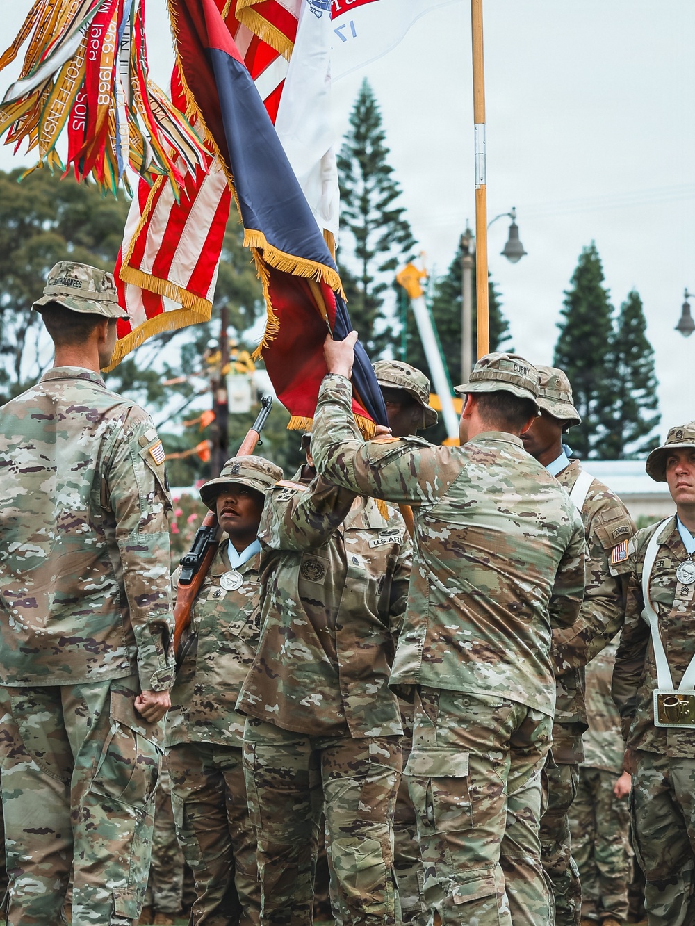25th Infantry Division Command Sergeant Major Curry Relinquishment of Responsibility Ceremony