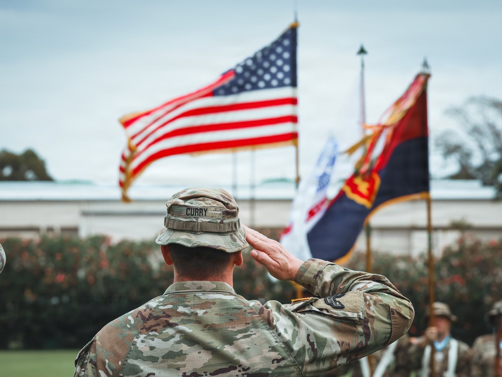 25th Infantry Division Command Sergeant Major Curry Relinquishment of Responsibility Ceremony