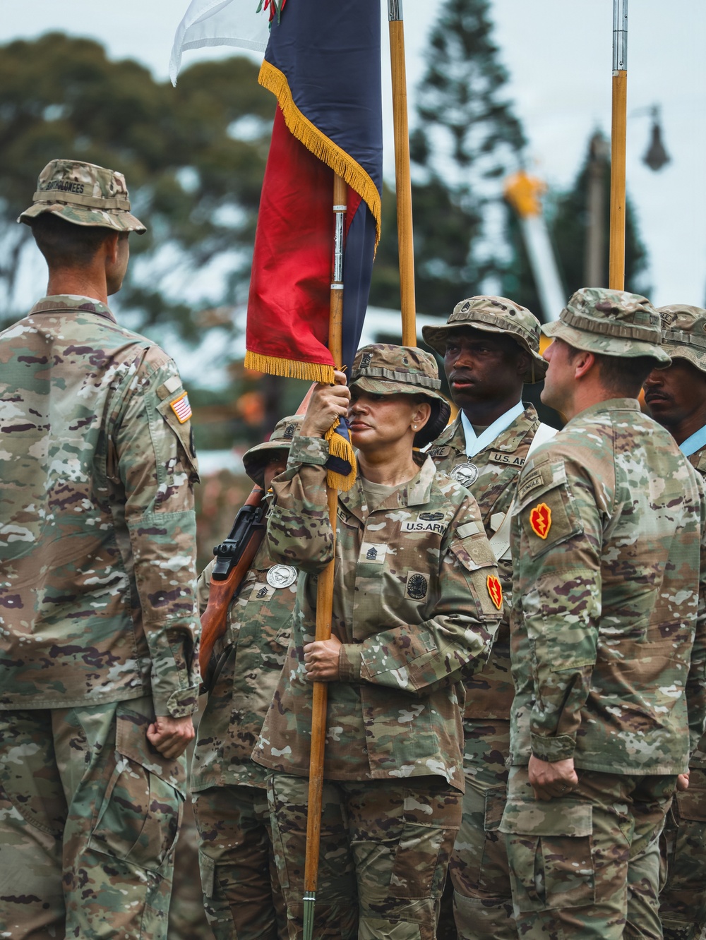 25th Infantry Division Command Sergeant Major Curry Relinquishment of Responsibility Ceremony