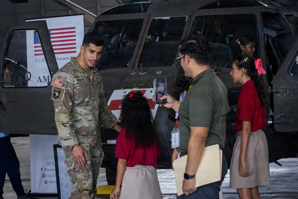 U.S. and Panamanian Partners Inspire the Next Generation Through Aviation Outreach Event