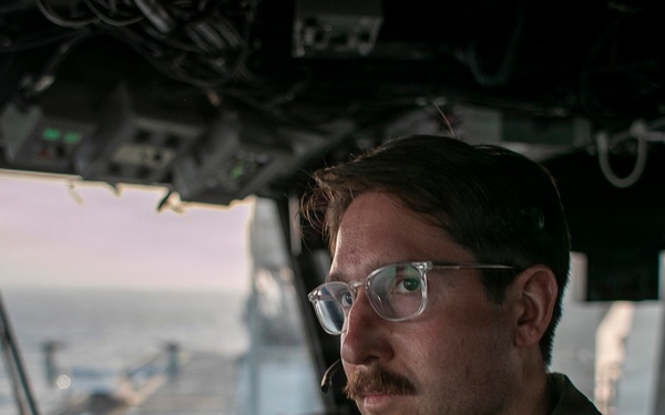USS Tripoli Bridge and Pri-Fly Watchstanding Photos