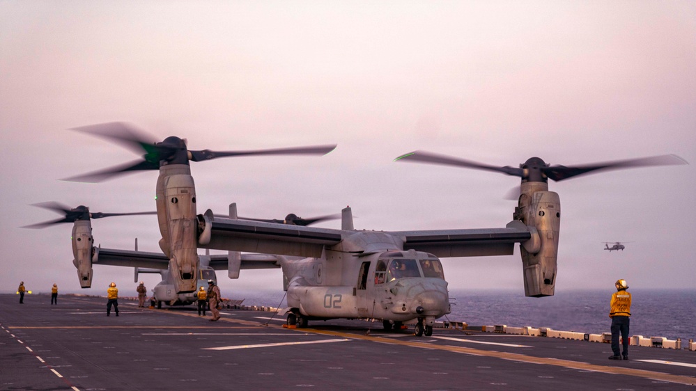 USS Tripoli Flight Ops Photos