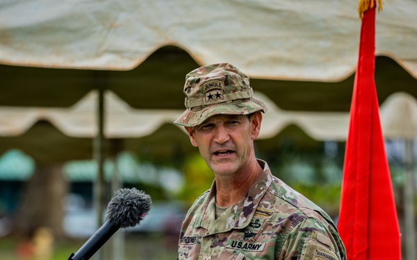 25th Infantry Division honors Command Sgt. Maj. Sean D. Curry During Relinquishment of Responsibility Ceremony
