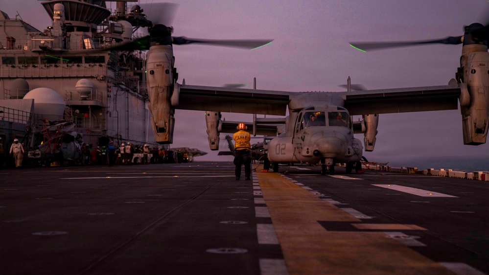 USS Tripoli Flight Ops Photos