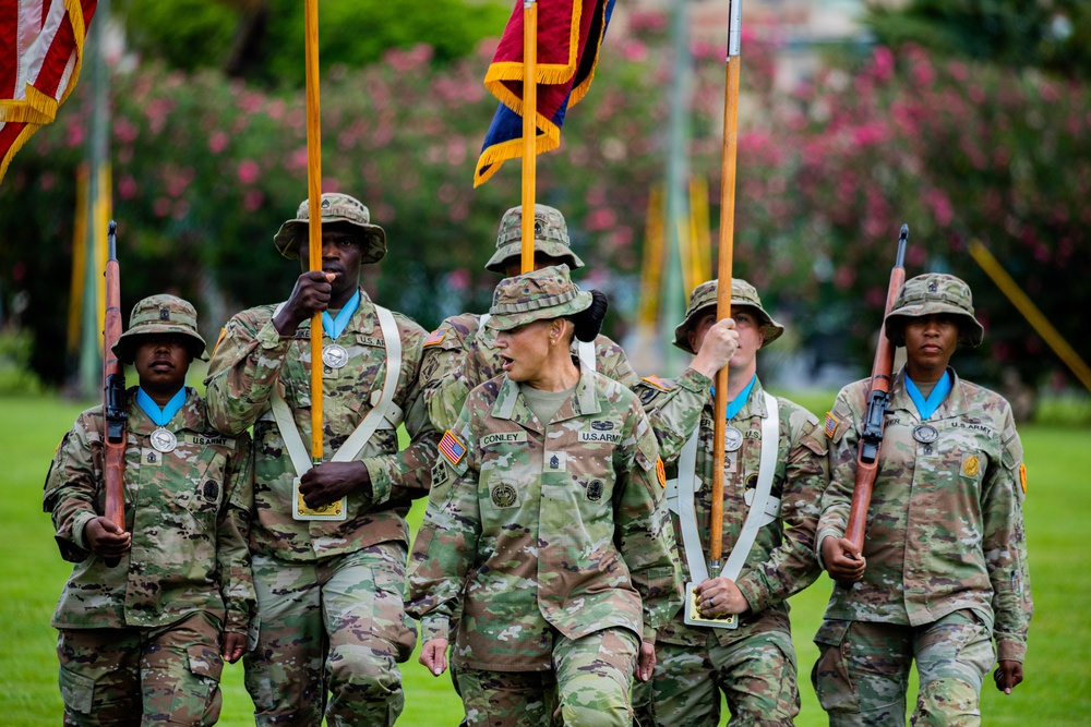 25th Infantry Division honors Command Sgt. Maj. Sean D. Curry During Relinquishment of Responsibility Ceremony