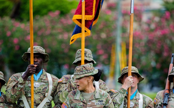 25th Infantry Division honors Command Sgt. Maj. Sean D. Curry During Relinquishment of Responsibility Ceremony