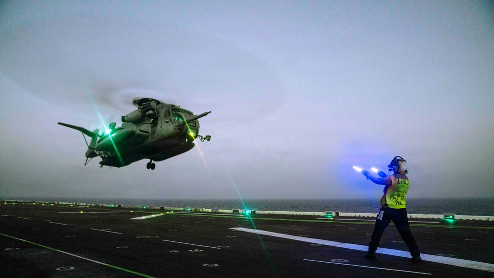 USS Tripoli Flight Ops Photos