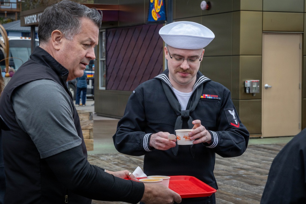 Navy Band Northwest performs on the Port of Juneau