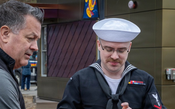 Navy Band Northwest performs on the Port of Juneau