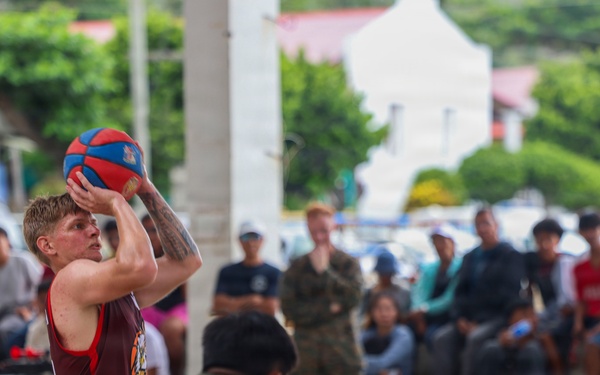 Balikatan 2026: 3rd LCT plays basketball with Batan residents during MKTSO