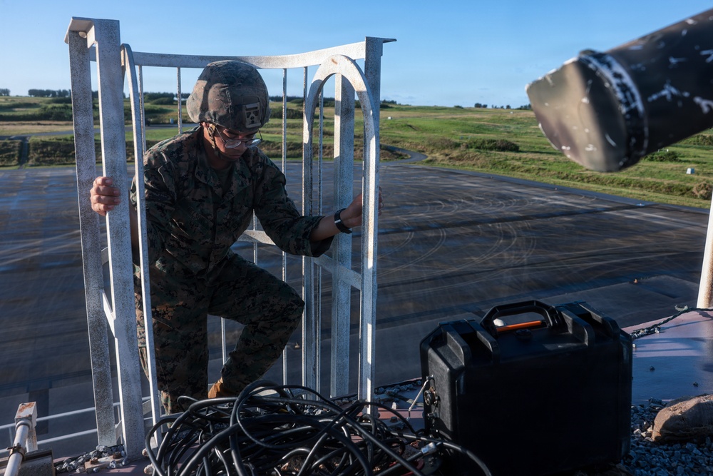 Kaiju Rain 26: 3d Intelligence Battalion Marines set up sensors