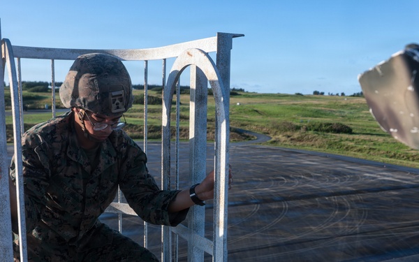 Kaiju Rain 26: 3d Intelligence Battalion Marines set up sensors