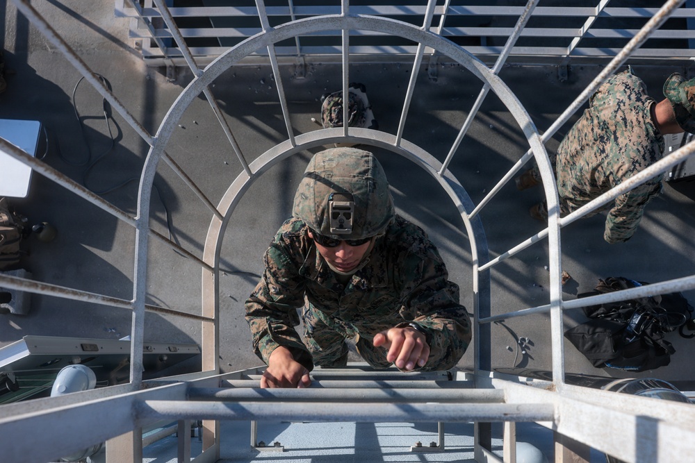 Kaiju Rain 26: 3d Intelligence Battalion Marines set up sensors