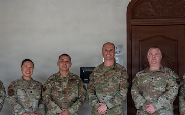 Balikatan 2026: 21st AEW leadership meets with members of JUSMAG and TF-P