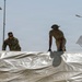 USAFCENT Airmen install POL liner
