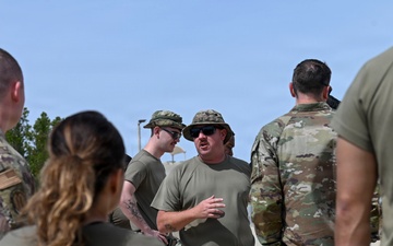 USAFCENT Airmen install POL liner