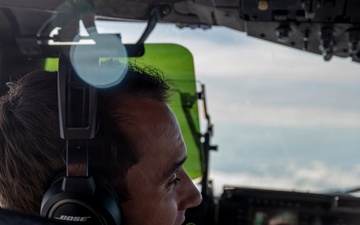 C-17 Globemaster III performs cargo operations in the U.S. Central Command area of responsibility