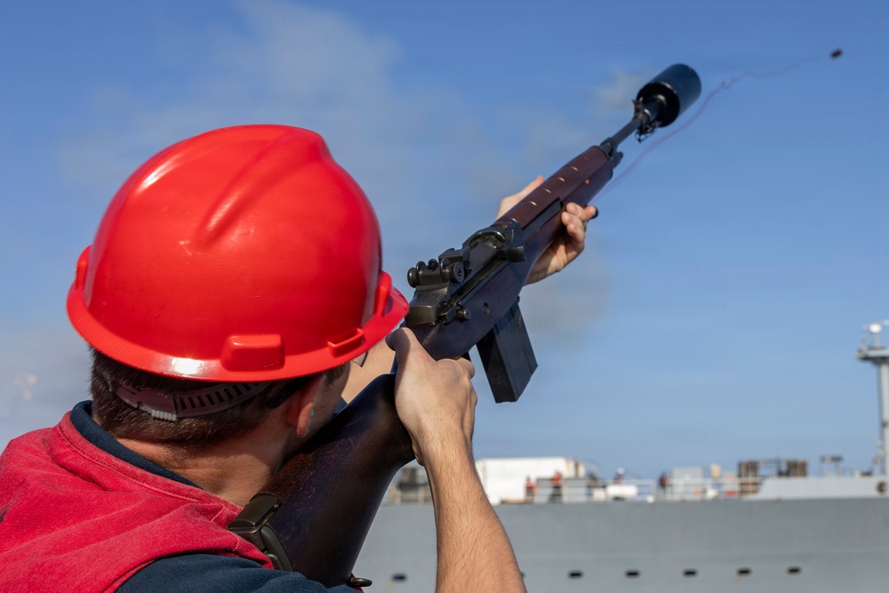 Delbert D. Black Conducts a Replenishment-at-Sea