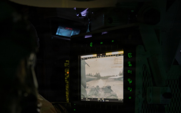 U.S. Soldiers from 1st Squadron, 2d Cavalry Regiment, conduct blank fire training in Poland