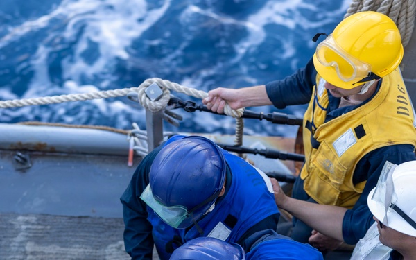 Delbert D. Black Conducts a Replenishment-at-Sea