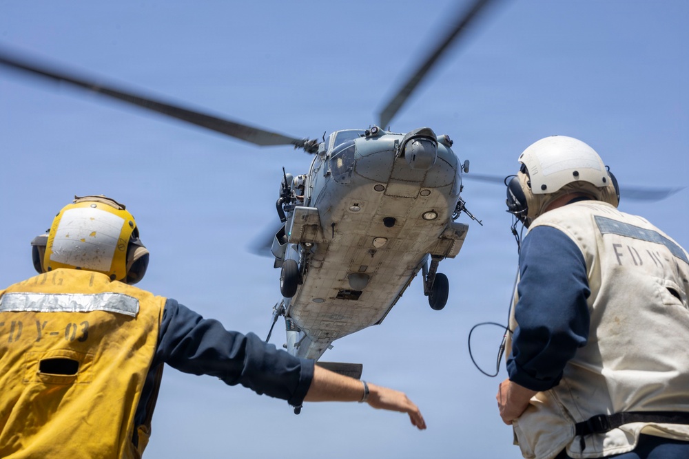 Delbert D. Black Conducts Flight Operations