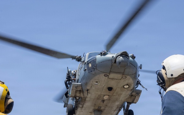 Delbert D. Black Conducts Flight Operations