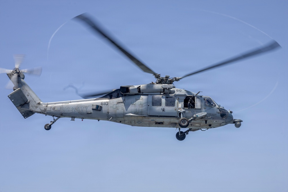 Delbert D. Black Conducts Flight Operations