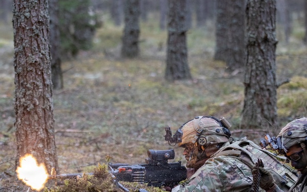 Force-on-Force training at Project Flytrap: U.S. Army 2d Cavalry Regiment integrates new technology and equipment with Allied forces