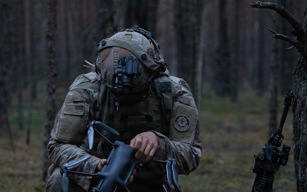 Force-on-Force training at Project Flytrap: U.S. Army 2d Cavalry Regiment integrates new technology and equipment with Allied forces